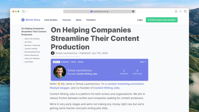 On Helping Companies Streamline Their Content Production