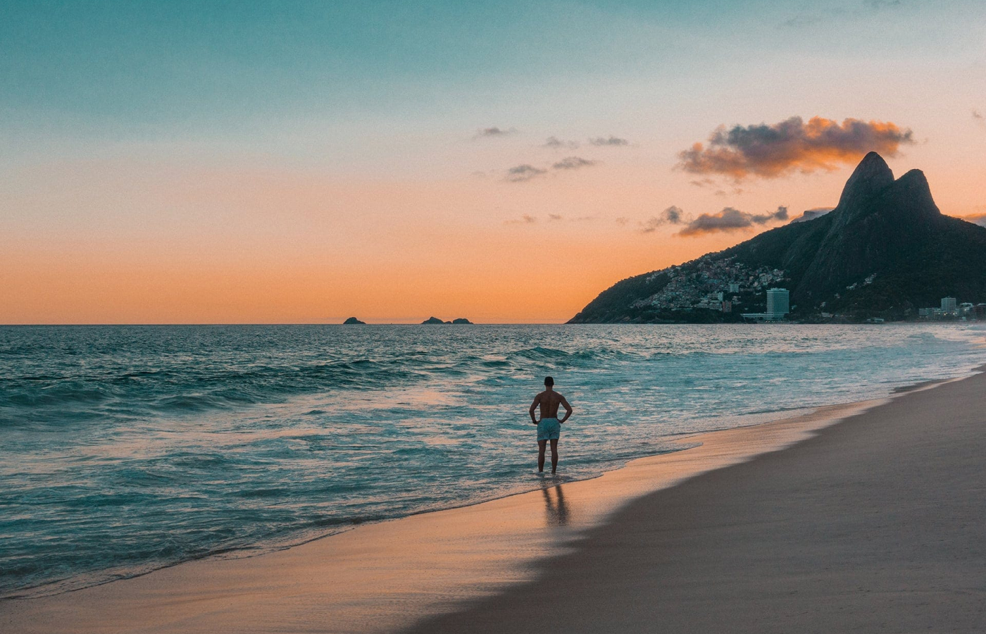 Ipanema beach. Rio de Janeiro, Brazil